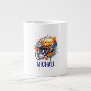 Grande Tasse Casque de Football Motivationnel Inspirant