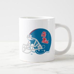 Grande Tasse Casque Ole Miss Football Bleu clair