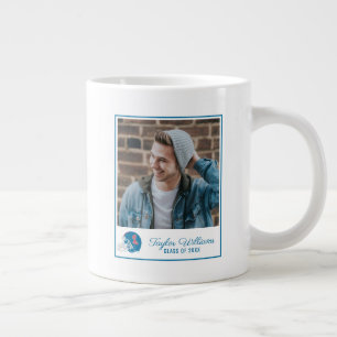Grande Tasse Casque Ole Miss Football Bleu clair