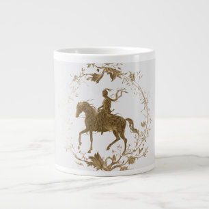 Grande Tasse Cavalier d'or art