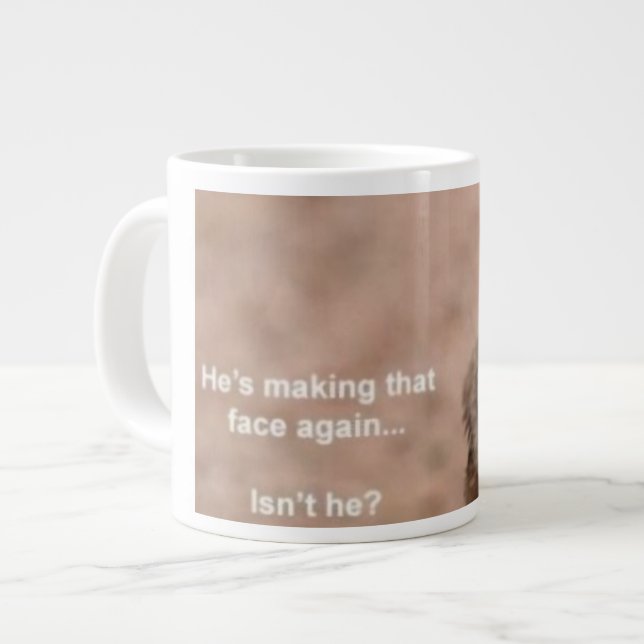 Grande Tasse Ce Visage Encore ? Mug Specialty (Devant gauche)