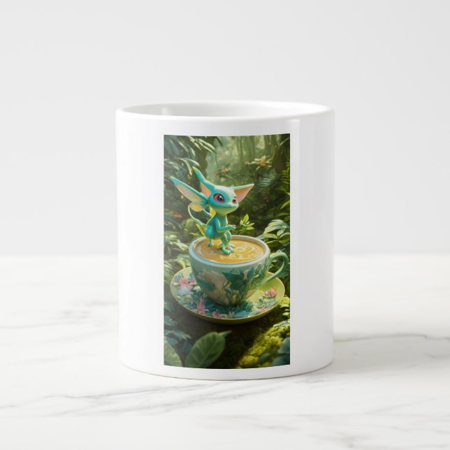 Grande Tasse Celebi & Mew's Jungle Matcha Adventure Specialty (Devant)
