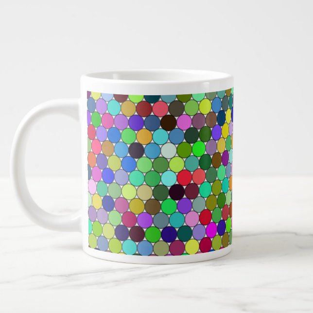 Grande Tasse Cercles empaquetés Mug 20oz (Gauche)