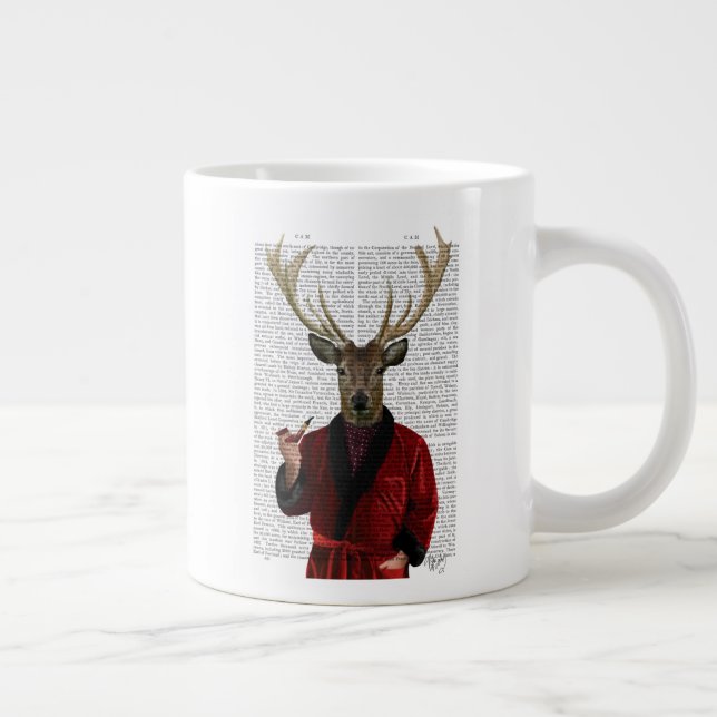 Grande Tasse Cerf dans la veste de tabac (Droite)