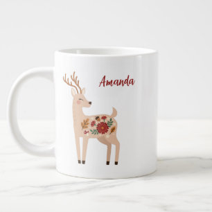 Grande Tasse Cerf forestier personnalisé