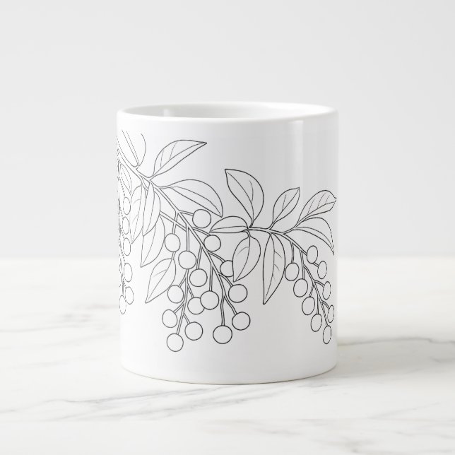 Grande Tasse Cerise noire - Prunus serotina (Devant)