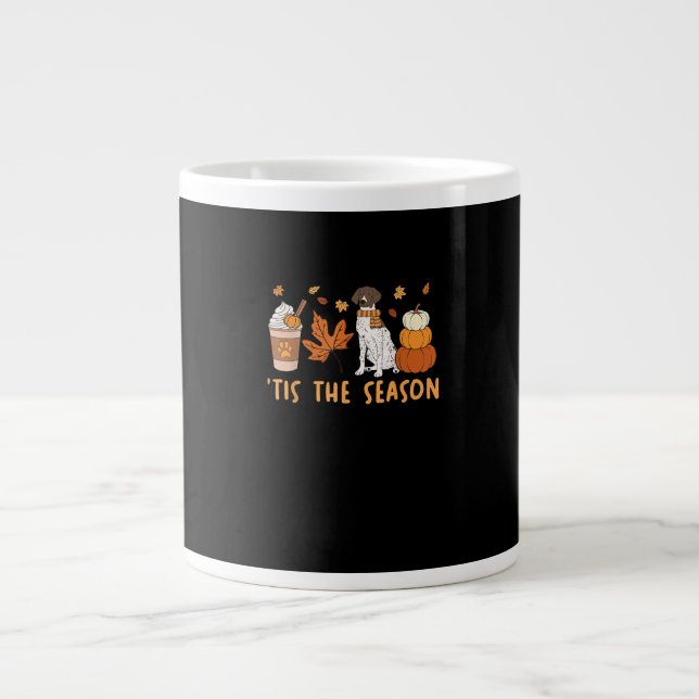 Grande Tasse C'Est La Saison Allemand Raccourci Chien Chute Cit (Devant)