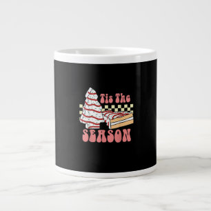 Grande Tasse C'est la saison Arbre de Noël Groovy Rétro Debbie