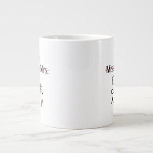 Grande Tasse C'est Mlle Mme Mme Dr. Dr. En fait