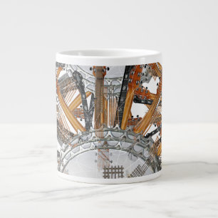 GRANDE TASSE CHAÎNES DE GUITARE AU SOLEIL