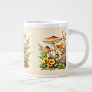 Grande Tasse Champignons aquarelle