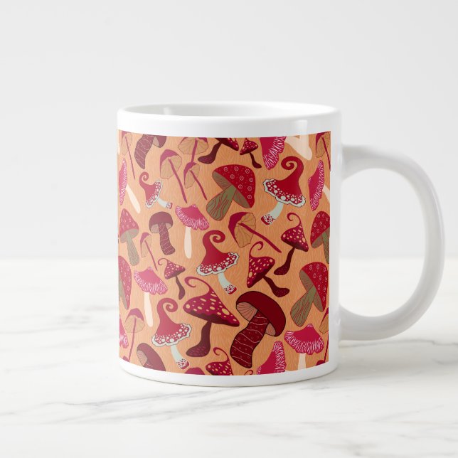 Grande Tasse Champignons mignons (Droite)