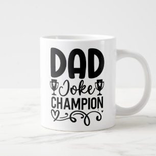 Grande Tasse Champion de la farce papa   Drôle cadeau de fête d