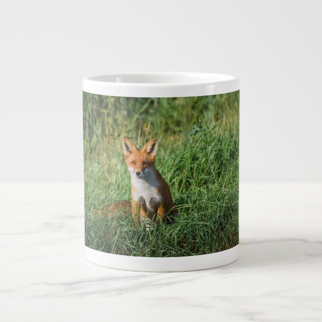 Grande Tasse Chapeau renard rouge (Devant)