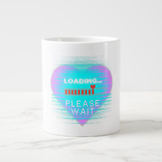 Grande Tasse Chargement Heart Retro Gamer