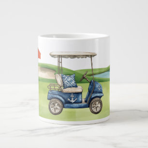 Grande Tasse Chariot de golf sur le green de golf
