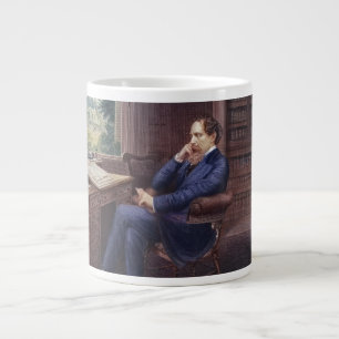 Grande Tasse Charles Dickens dans son étude