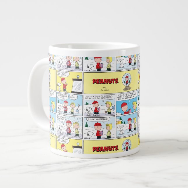 Grande Tasse Charlie Brown | Boule à neige (Devant gauche)