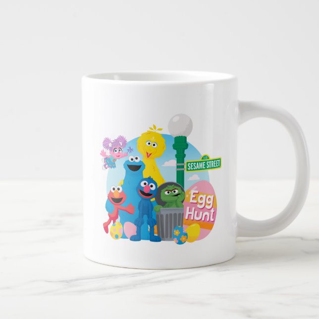 Grande Tasse Chasse aux oeufs de Pâques de la rue Sésame (Droite)