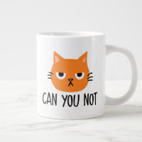 Chat agacé NE PEUT-ON PAS Drôle