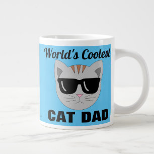 Grande Tasse Chat aux lunettes de soleil CAT les plus froides d