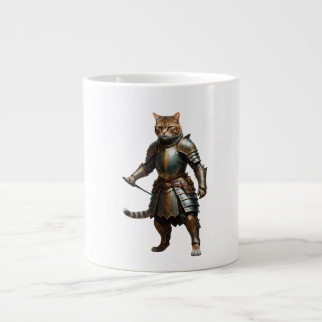 Grande Tasse Chat chevalier (Devant)