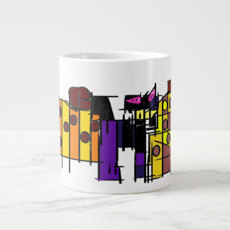 Grande Tasse Chat noir Automne maintenant