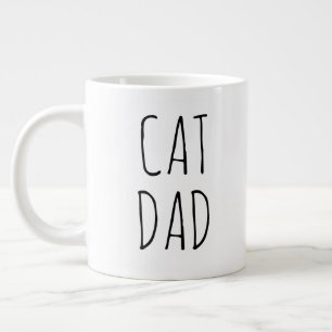 Grande Tasse "Chat Papa" Simple Farmhouse moderne