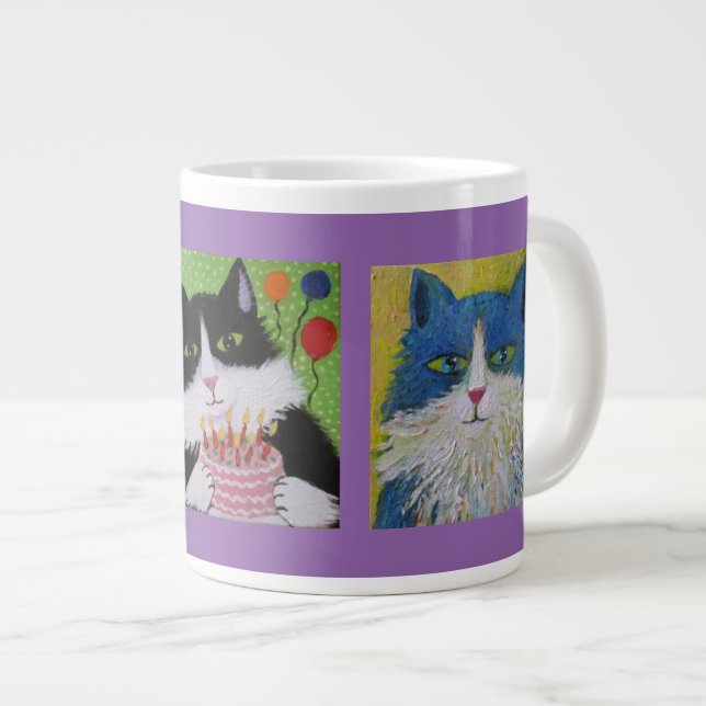 Grande Tasse Chats de chats de chats (Devant droit)