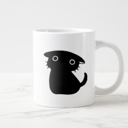 Grande Tasse chatte noire