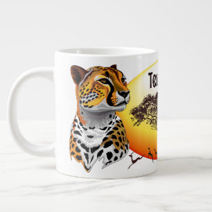Grande Tasse Cheetah African Feline Wild Animal