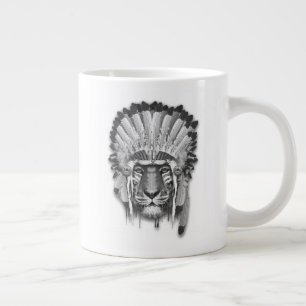 Grande Tasse Chef du tigre amérindien