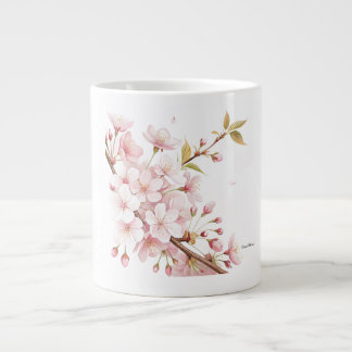 Grande Tasse Cherry Blossom Floral Speciality Mug 