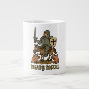 Grande Tasse Chevalier en métal lourd - Mayhem médiéval