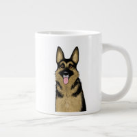 Chien berger allemand mignon | Dessin d'art pour a