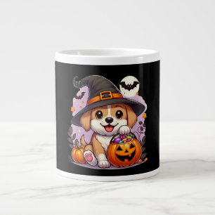Grande Tasse Chien/chiot d'Halloween mignon
