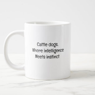Grande Tasse Chien de bétail Café Mug