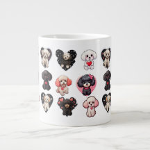 Chien de caniche de Saint-Valentin | AMOUREUX DE L