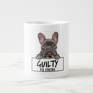 Grande Tasse Chien de chasse de taureau français coupable