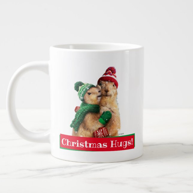 Grande Tasse Chiens des Prairies de Noël (Gauche)