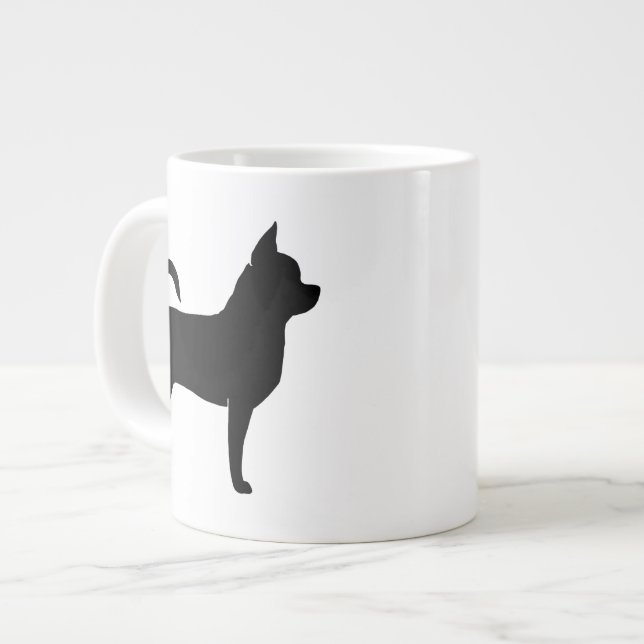 Grande Tasse Chihuahua Chien race Silhouettes (Devant gauche)