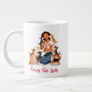 Grande Tasse Chimigos - Dame de Chi folle - Chihuahua