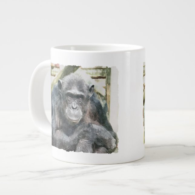 GRANDE TASSE CHIMPANZÉS CUITS (Devant gauche)
