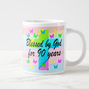 GRANDE TASSE CHRÉTIEN 90ÈME ANNIVERSAIRE BÉNÉFICIE DE MUG