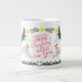 Grande Tasse Christmas festival wishes mug