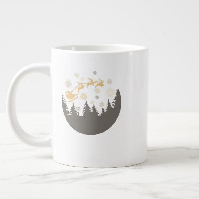 Grande Tasse Christmas Mug – Festive Holiday  (Gauche)