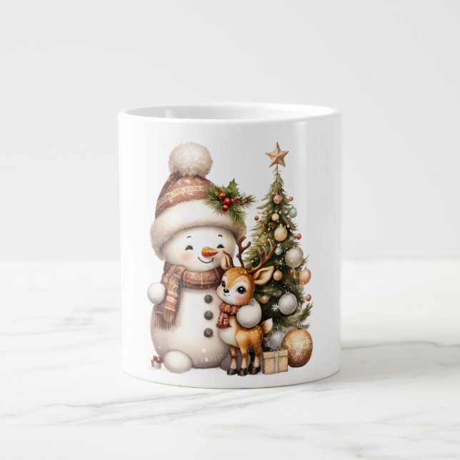 Grande Tasse Christmas Mug | Festive Holiday Coffee Cup by Kali (Devant)