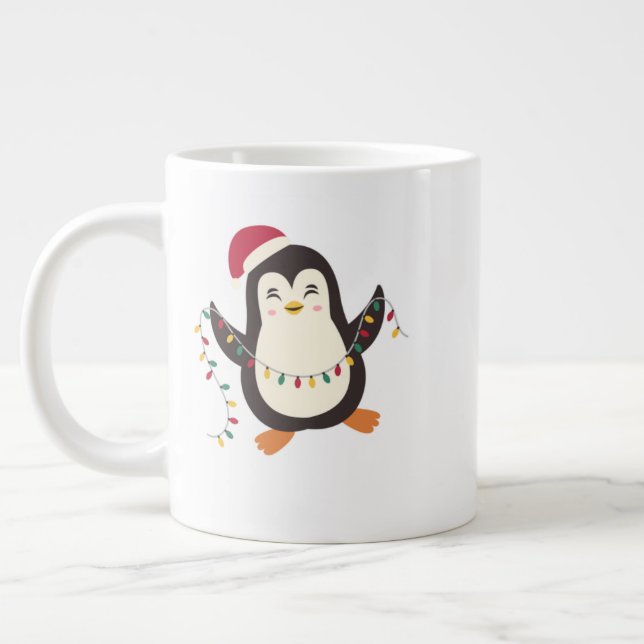 Grande Tasse Christmas Mug – Sweet Holiday Cocoa & Coffee Cup (Gauche)