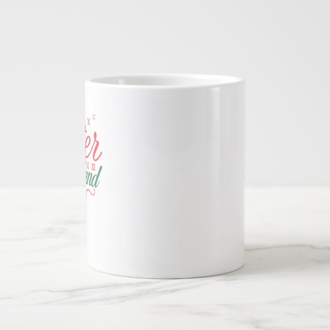 Grande Tasse Christmas Mug – Warm Holiday Cocoa & Coffee Cup (Devant)