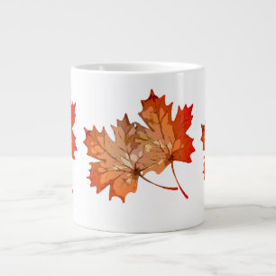 Grande Tasse Chute des feuilles d'érable pour l'automne Accueil